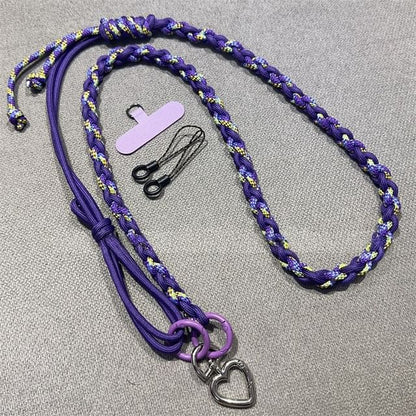 with Strap Braided Pad Phone Lanyard