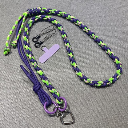 with Strap Braided Pad Phone Lanyard