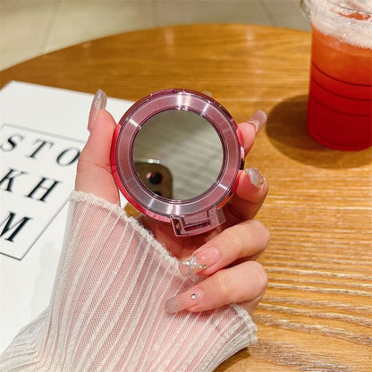 Mirror with Alloy Magnetic Phone Stand