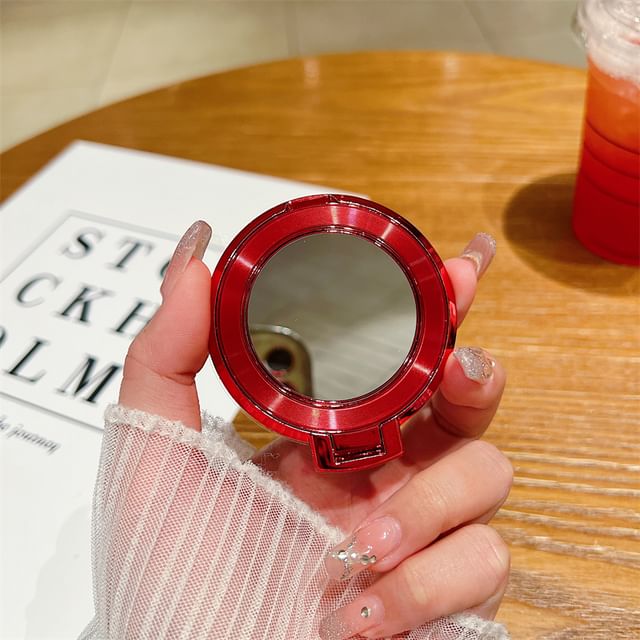 Mirror with Alloy Magnetic Phone Stand