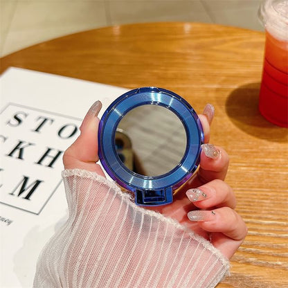 Mirror with Alloy Magnetic Phone Stand