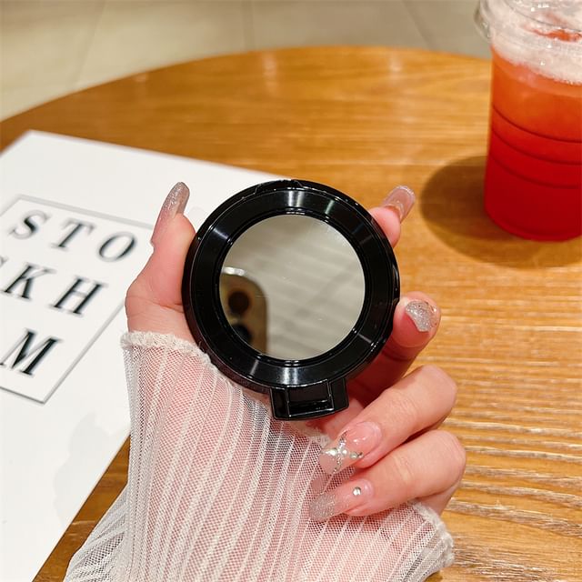Mirror with Alloy Magnetic Phone Stand