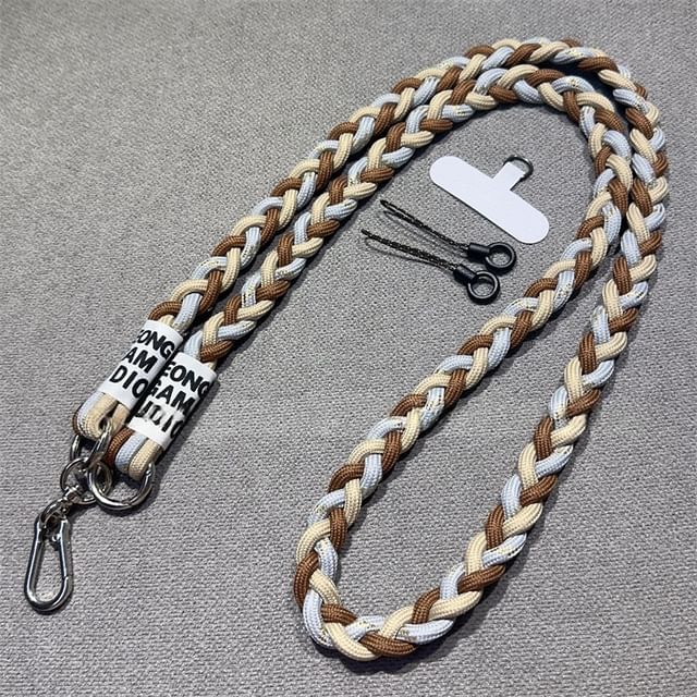 Phone Lanyard Braided and Pad Strap with