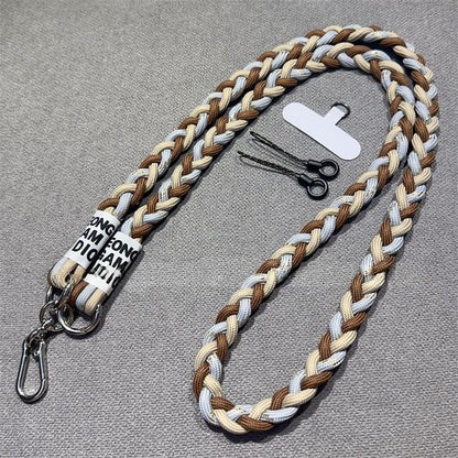 Phone Lanyard Braided and Pad Strap with