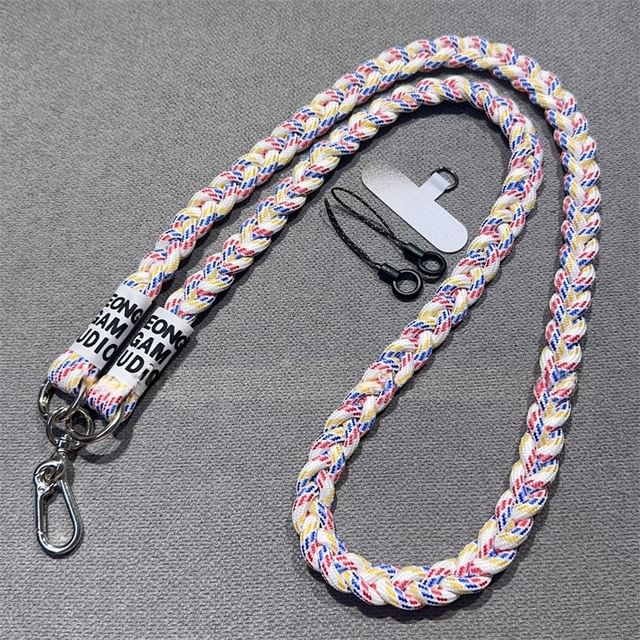 Phone Lanyard Braided and Pad Strap with