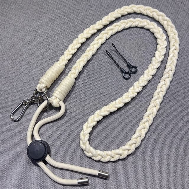 Braided with Strap Pad Lanyard and Phone