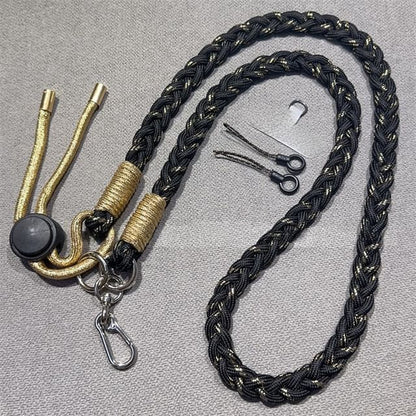 Braided with Strap Pad Lanyard and Phone
