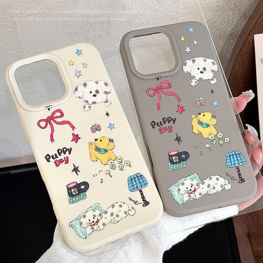 Dog Print Cartoon Phone Case