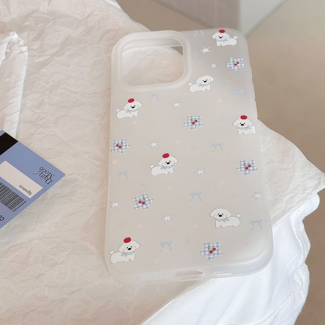 Print Phone Cartoon Dog Case
