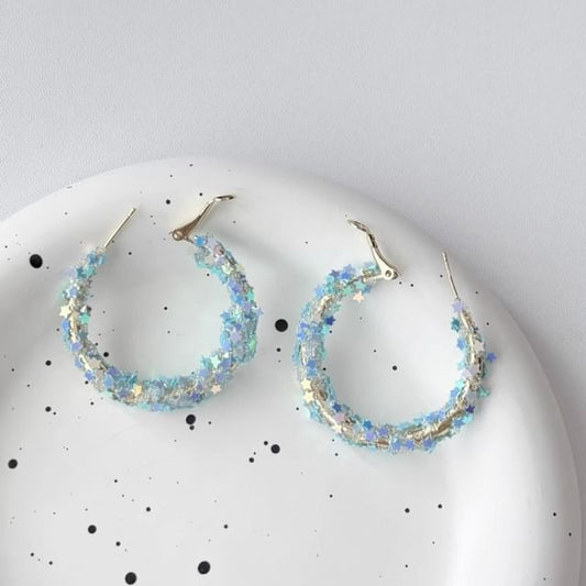 Alloy Earring Hoop Butterfly