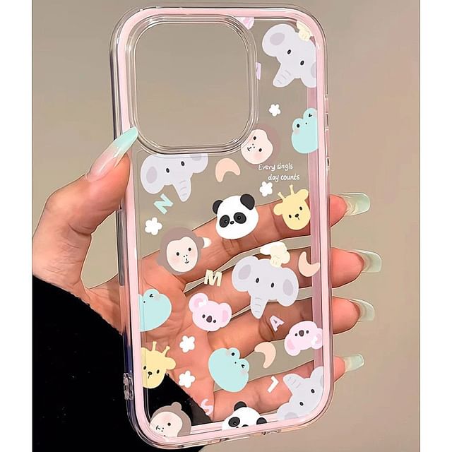 Case Transparent Animal Phone