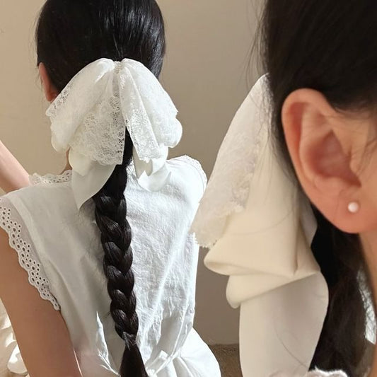 Hair Claw Bow Lace