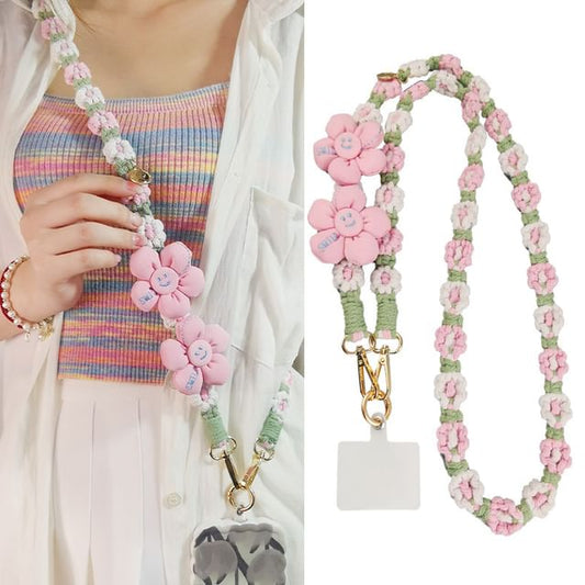 Lanyard Flower with Pad Phone