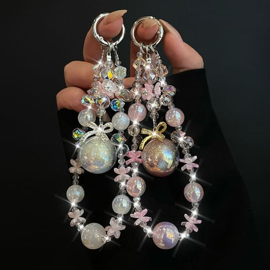 Faux Pad with Lanyard Phone Pearl