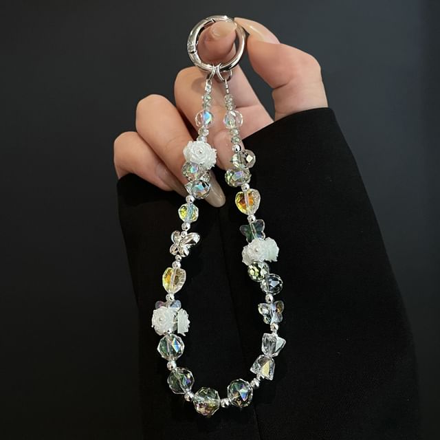 Flower with Phone Pad Lanyard