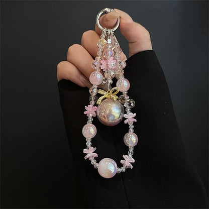 Faux Pad with Lanyard Phone Pearl