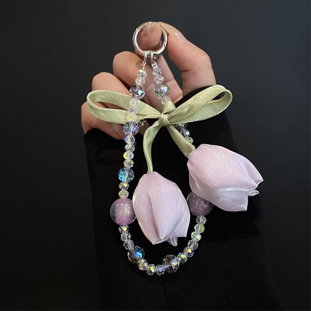 Pad Flower Lanyard with Phone