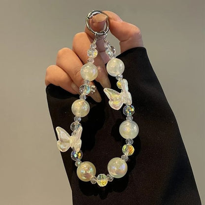 Lanyard Phone Beaded Butterfly