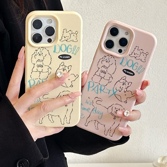Case Phone Dog Print