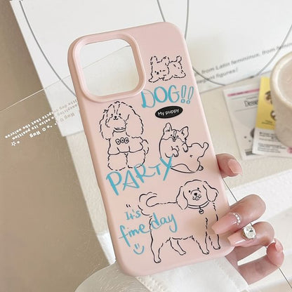 Case Phone Dog Print