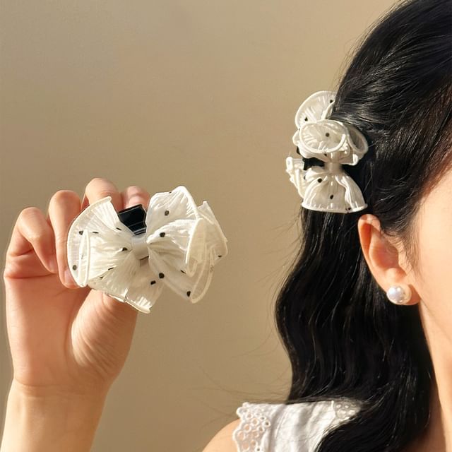 Hair Claw Dotted Set