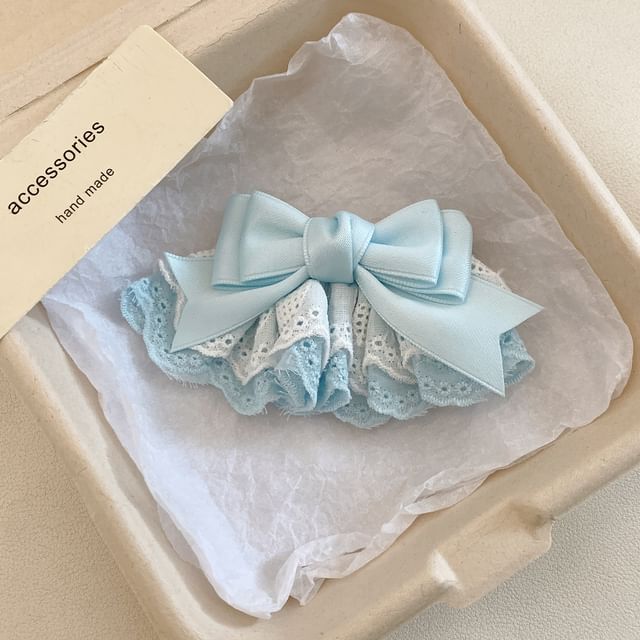 Hair Set / Bow Clip Lace