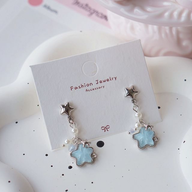 Star / Clip Earring On Dangle