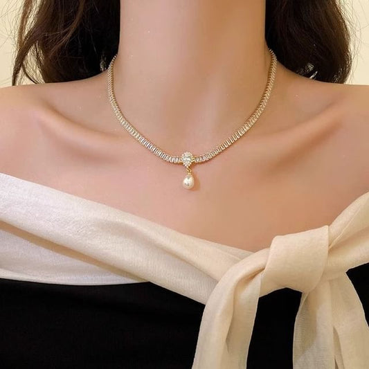 Faux Pearl Necklace