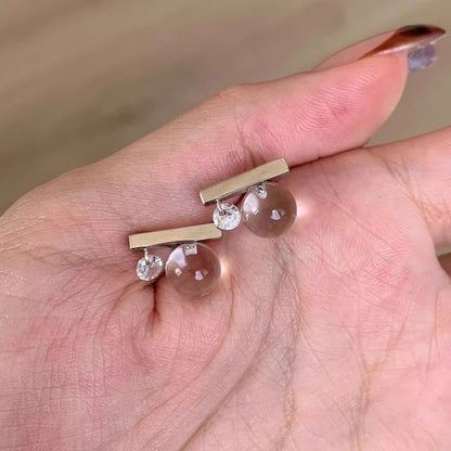 CZ Rod Earring Stud