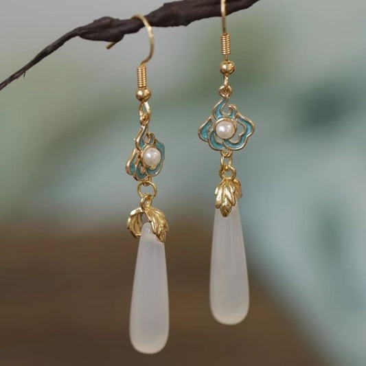 Earring Dangle Jade