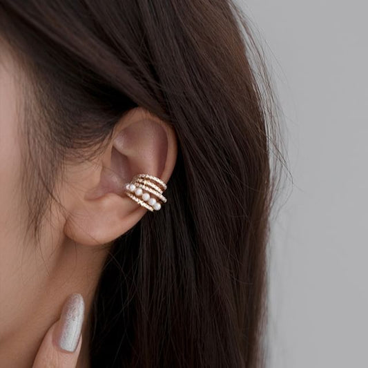 Cuff Ear Faux Pearl