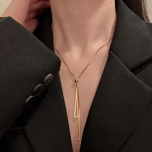 Pendant Necklace Triangle
