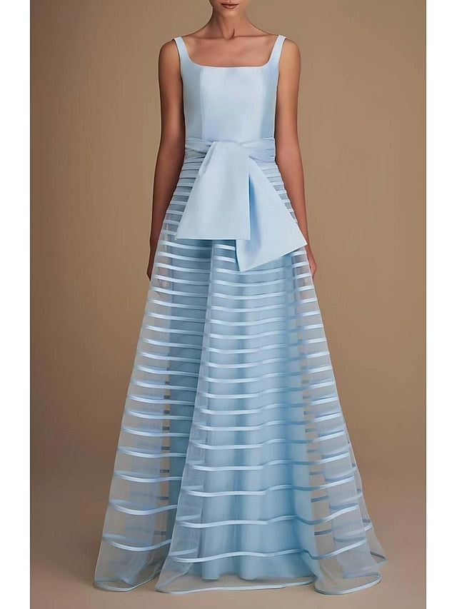 Elegant Performance Evening A-Line Formal Gown Dress Floor