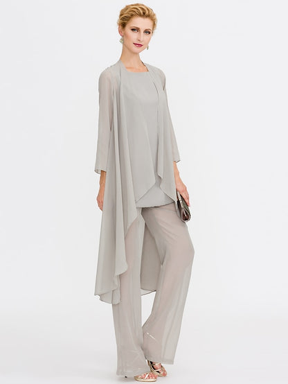 Beach of 3 Wedding Piece Bride the Mother Pantsuit