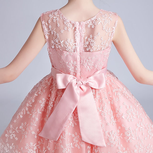 Girl Princess Girls' Party Dress Flower