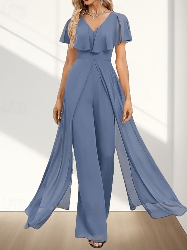 Wedding Bride of Pantsuit Dress Guest Jumpsuit / the Mother