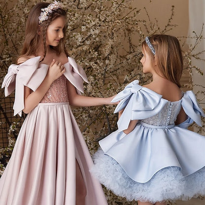 Evening Dress Girl Girls' Gown Formal Princess Flower