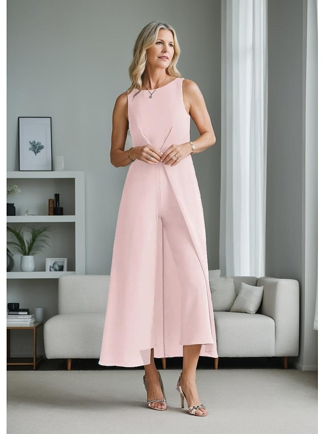 Mother Bride of Guest Simple Jumpsuit Elegant the Wedding