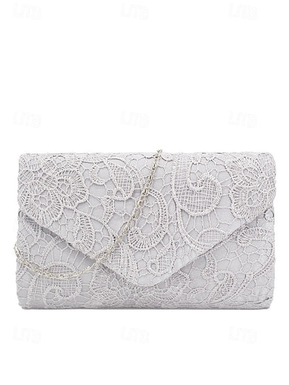 Lace Chain Women's Clutch Bag Evening Strap with