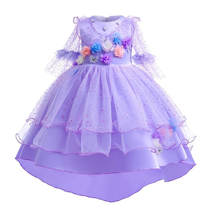 Isabela Girl Fairytale Encanto Madrigal Dress Flower Princess
