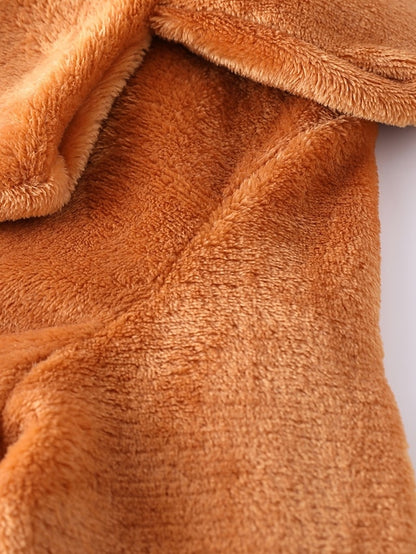 Faux Women's Teddy Coat Comfortable Fur Warm Furs