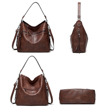 Tasche PU Crossbody Damen Leder Schulter Hobo Tote