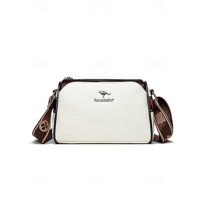 Crossbody Vintage Shoulder Bag – Women's Faux Leather