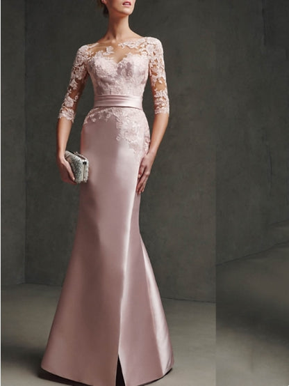 Mermaid Bride of the Mother Formal Elegant Evening Dress