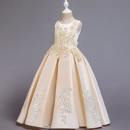 Girls' Flower Dress Girl Party Wedding