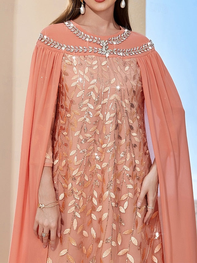 Elegant Dress the Cape Vintage A-Line Bride Mother of