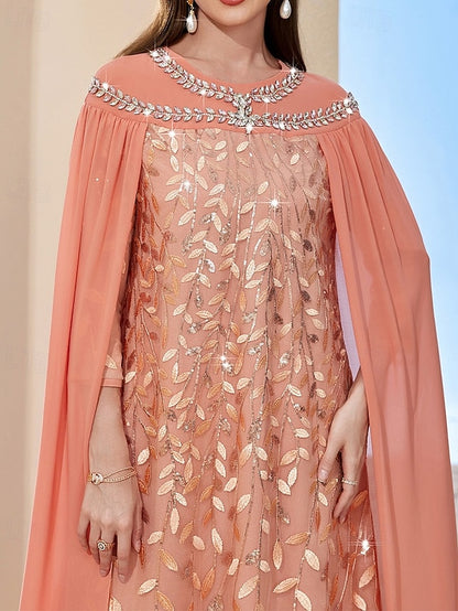 Elegant Dress the Cape Vintage A-Line Bride Mother of