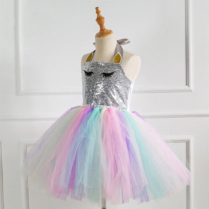 Cosplay Girls' Dress Movie New Vacation Unicorn