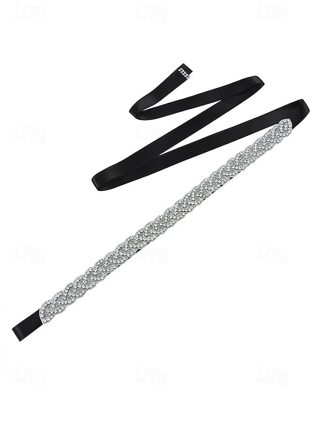 Bridal Dress Crystal Elegant Waistband – Rhinestone Wedding