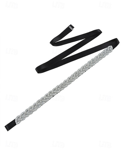 Bridal Dress Crystal Elegant Waistband – Rhinestone Wedding